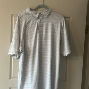 White, blue and pink polo from southern proper. Size XL. Amazing condition